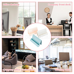 3Pcs 3 Colors Plastic Name Card Holder&nbsp;AJEW-FG0002-84