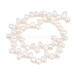 Natural Cultured Freshwater Pearl Beads Strands&nbsp;PA-CBAFEE8-05B