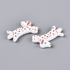 Printed Opaque Resin Beads&nbsp;RESI-N043-04C