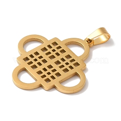 304 Stainless Steel Pendants&nbsp;STAS-U010-22G