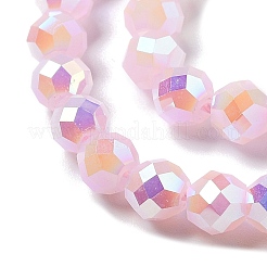 Electroplate Glass Beads Strands&nbsp;GLAA-A014-01B