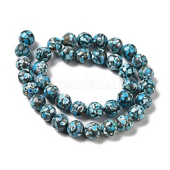 Synthetic Gemstone Dyed Beads Strands&nbsp;G-P507-03B-10