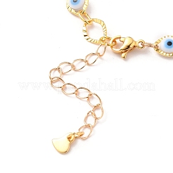 Brass Horse Eye Link Bracelets&nbsp;BJEW-JB05628