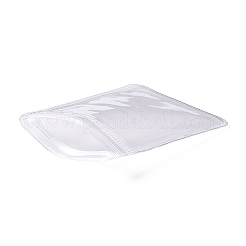 PVC製酸化防止再封可能袋  透明な防汚ジュエリーパッキング収納ポーチ  透明  7x5x0.15cm  片側の厚さ：4.9ミル（0.125mm）&nbsp;X-AJEW-G034-01B