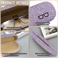 1Pc Oval Polyester Eyeglass Cases&nbsp;AJEW-CN0007-32E