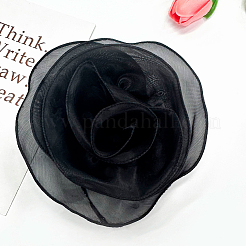 Flower Polyester Multi-strand Brooches&nbsp;JEWB-WH20003-05C