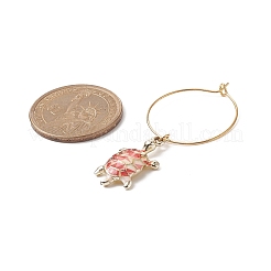 Alloy Enamel Wine Glass Charms&nbsp;AJEW-JO00173