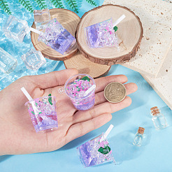 Transparent Resin Big Pendants&nbsp;RESI-TAC0019-04D