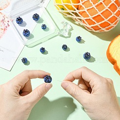 10Pcs 2 Styles Handmade Lampwork Bumpy Beads&nbsp;LAMP-CJ0002-55