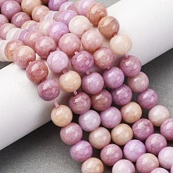Ombre Effect Dyed Glass Beads Strands&nbsp;X-GLAA-T031-01O-10