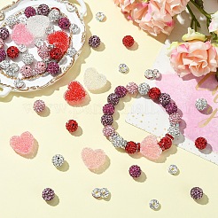 DIY Valentine's Day Bracelets Making Kits&nbsp;DIY-YW0012-60