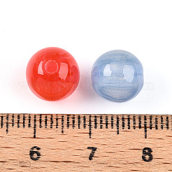 Two Tone Resin Beads&nbsp;RESI-N042-10mm-10