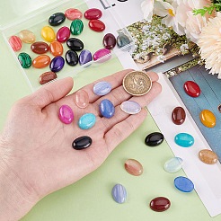40Pcs 20 Styles Gemstone Cabochons&nbsp;G-GA0001-77