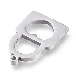 Non-Tarnish 304 Stainless Steel Pendants&nbsp;STAS-M275-03P