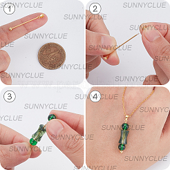 4Pcs 2 Colors Rhodium Plated 925 Sterling Silver Locket Style Planet Pinch Bails&nbsp;STER-SC0001-71A