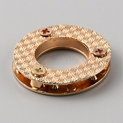 亜鉛合金ねじ込み式グロメットアイレットパーツ  バケツバッグ作りに  ラウンド  ライトゴールド  2.95x0.55cm  内径：1.6のCM&nbsp;LS-FIND-WH0156-42B-KCG