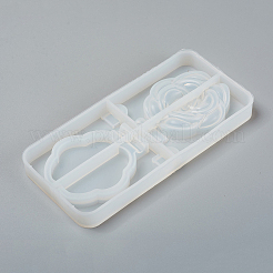 Foldable Makeup Mirror Silicone Resin Molds&nbsp;DIY-WH0170-49D