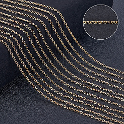 2 Rolls Ion Plating(IP) 304 Stainless Steel Cable Chains&nbsp;CHS-BBC0001-05