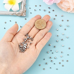 100Pcs 4 Style 304 Stainless Steel Spacer Beads&nbsp;STAS-YW0002-81