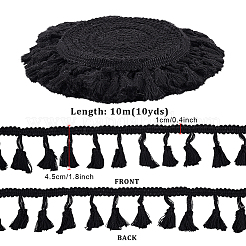Cotton Fringe Lace Trim Ribbon&nbsp;OCOR-WH0105-008B