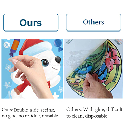 Waterproof PVC Static Cling Glass Stickers&nbsp;DIY-WH0326-26