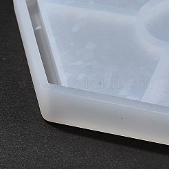 シリコーン レーザー効果カップ マット金型  レジン型  UVレジン＆エポキシレジンのクラフト作り用  六角形の模様  107x122x14.5mm  内径：101x116x12mm&nbsp;DIY-C061-03A