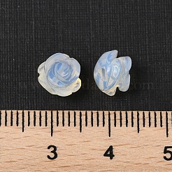 オパールビーズ  ローズ  7.5~8x7.5~8x7~9mm  穴：0.8~1mm&nbsp;G-O156-A-33
