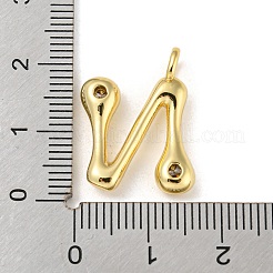 Rack Plating Brass Micro Pave Cubic Zirconia Pendants&nbsp;KK-A200-24G-N