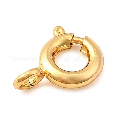 Brass Spring Ring Clasps&nbsp;KK-D407-20G-A