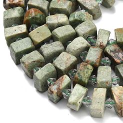 Natural Green Opal Beads Strands&nbsp;G-L642-H03-01
