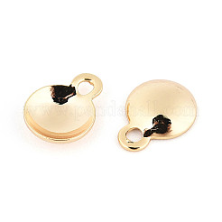 Brass Pendant Cabochon Settings&nbsp;KK-T077-16G-01