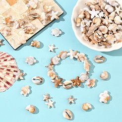 140個 7スタイル 海をテーマにした不透明アクリルビーズ  トウモロコシの穂の黄色  混合図形  14~20x11~18x5~11mm  穴：1.2~3mm  20個/スタイル&nbsp;SACR-YW0002-12