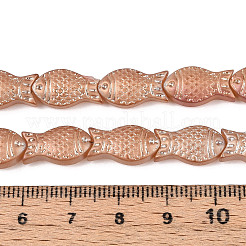 Frosted Glass Beads Strands&nbsp;GLAA-T023-40C-05