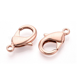 Brass Lobster Claw Clasps&nbsp;KK-YW0004-01E-RG