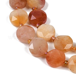 Natural Golden Silk Jade Beads Strands&nbsp;G-C116-A68-01