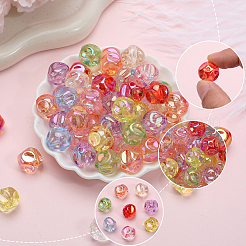 160Pcs 8 Colors Plating Acrylic Beads&nbsp;OACR-SP0001-26