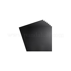 塩ビシート  正方形  ブラック  300x300x0.1mm&nbsp;DIY-WH0578-61