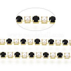 Brass Rhinestone Strass Chains&nbsp;CHC-N017-001A-A15