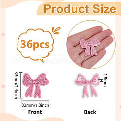36Pcs Polyester Self Adhesive Patches&nbsp;PATC-FG0003-34