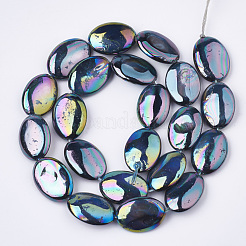 AB Color Freshwater Shell Beads Strands&nbsp;SHEL-S274-39