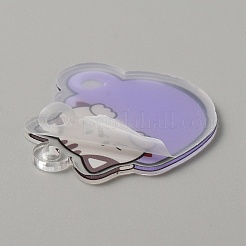 Cute Coffee Cup Cat Acrylic Pendant Keychain&nbsp;FIND-CJC0006-79B