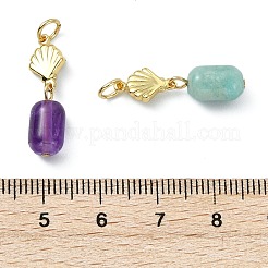 Natural Mixed Stone Pendants&nbsp;PALLOY-JF05830