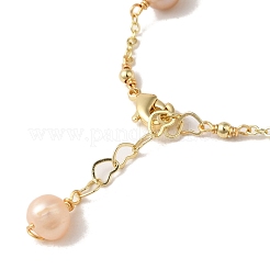 Natural Pearl Link Bracelets&nbsp;BJEW-C051-07G