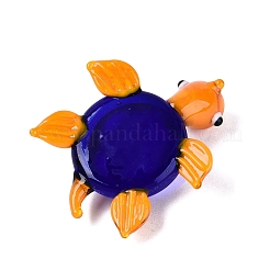 Handmade Lampwork Turtle with Evil Eye Figurine Display Decorations&nbsp;LAMP-N034-25D
