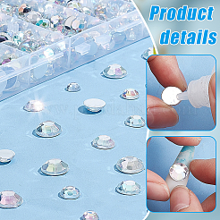 430pcs 5 Styles Plastic Cabochons&nbsp;FIND-PH0021-48B