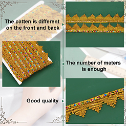 13M Polyester Braided Lace Ribbon&nbsp;OCOR-WH0070-108B