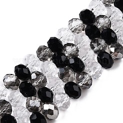 Transparent Glass Beads Strands&nbsp;GLAA-T023-09B