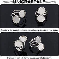 DIY Open Wrap Finger Ring Making Kit&nbsp;DIY-UN0003-24