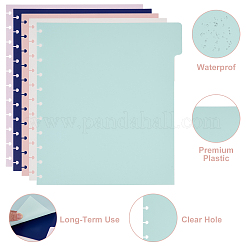 2 Sets Plastic Discbound Notebook Index Divider Sheets&nbsp;OFST-AN0001-01