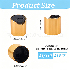 24Pcs Plastic Press Caps&nbsp;KY-CP0001-37C